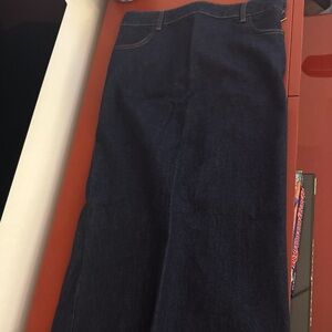 Zara Dark Blue Maxi Skirt